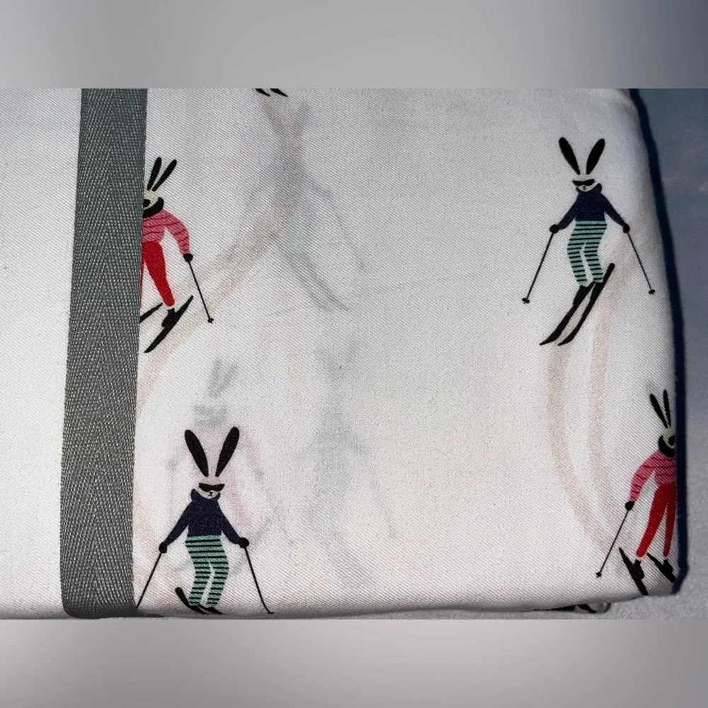 Anthropologie Cotton Modal Brushed Cozy Printed Sheet Set